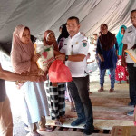 Warga Hote Terdampak Rob Terima Bantuan Sembako BAZNAS SBT