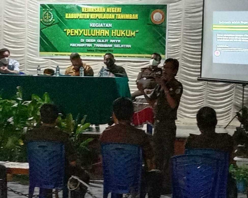 Olilit Raya Jadi Percontohan Kampung Keadilan Restoratif