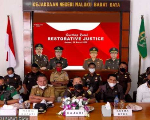 Kejari MBD Luncurkan Rumah Keadilan Restoratif