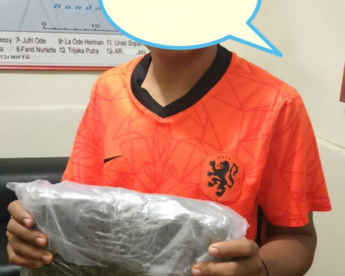 Warga Gang Singa Diciduk, Polisi Sita 1 Kg Ganja 
