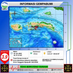 Gempa 3.9 SR Guncang Masohi