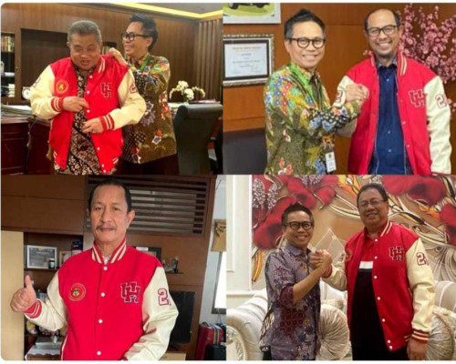 Wakil Ketua Mahkamah Agung RI Pakai Jaket Alumni Unhas