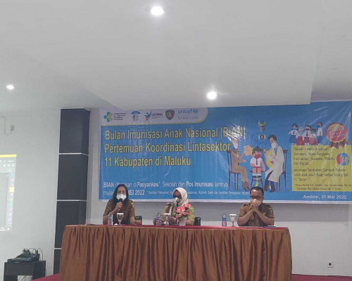 Sukseskan BIAN, Dinkes Maluku Rakor Lintas Sektor