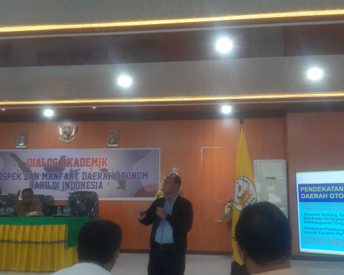 FISIP Unpatti Gelar Dialog Akademik, DOB Masih Jadi Solusi Keadilan Pembangunan  