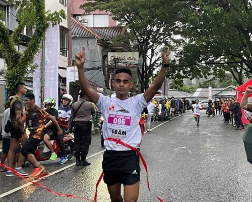 ARLEN SIDIK JUARAI SBAM FUN RUN 2022