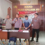 Polres Aru Sita 434 Liter Sopi di Dobo