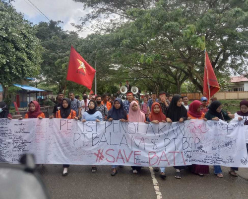Save Bati Galang Dukungan Melawan Perusahaan Migas