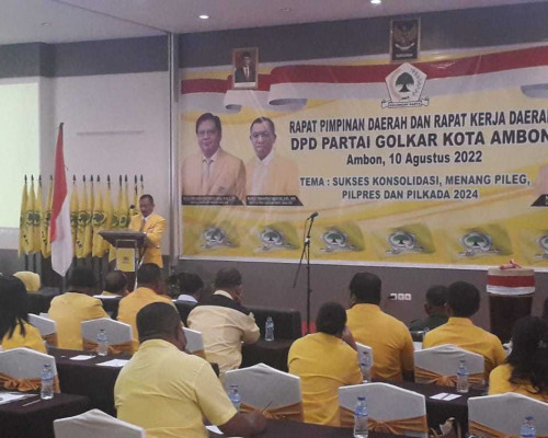 Golkar Gelar Rapimda dan Rakerda, Max: Kami Siap Menangkan Pileg, Pilpres dan Pilkada