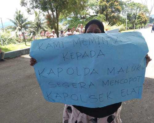 AMWR Kota Ambon Minta Kapolda Copot Kapolsek Kei Besar