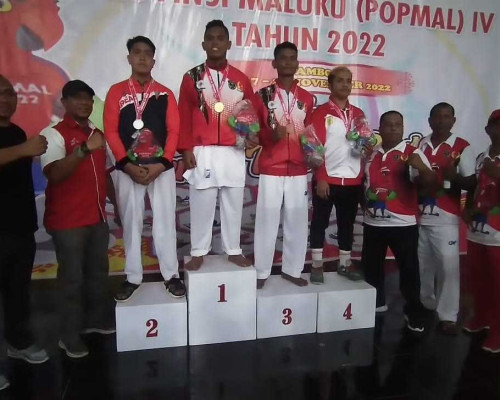 Final Karateka, Ambon Raih 3 Emas dan 3 Perak