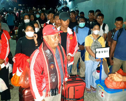 SBT,  Kontingen POPMAL Pertama Tiba di Ambon