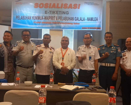 Mudahkan Pelayanan, PT ASDP  Cabang Ambon Sosialisasi E-Tiketing