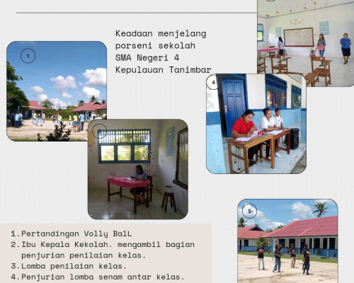 SMAN 4 Tanimbar Akhiri Semester Dengan Porseni