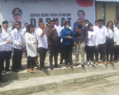 Pengurus RT dan RW Desa Hunuth-Durian Patah Dilantik