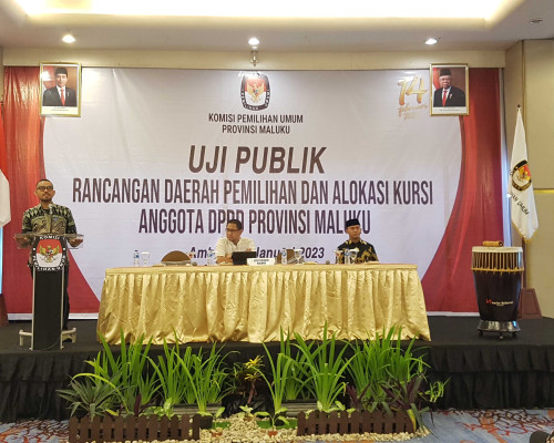 KPU Maluku Uji Publik Rancangan Dapil & Alokasi Kursi 