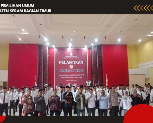 Minus MBD, KPU Lantik 505 Anggota PPK