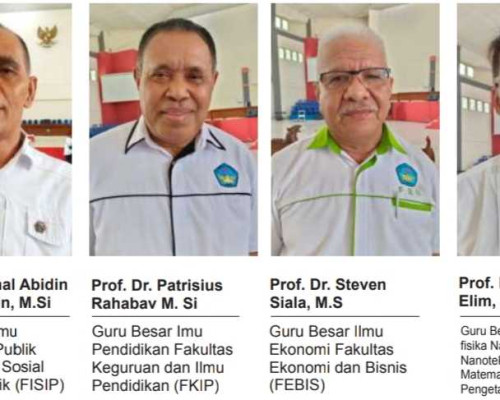 Unpatti Kukuhkan Empat Guru Besar 