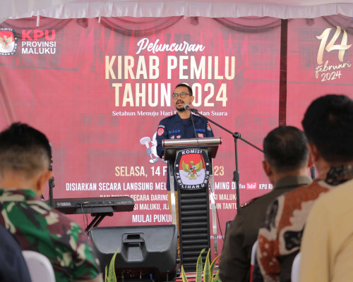 KPU Luncurkan Kirab Satu Tahun Menuju Pemungutan Suara