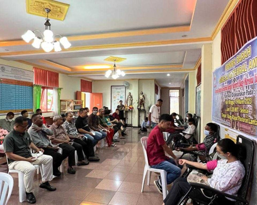 Masa Pra Paska, Paroki Katedral Ambon Gelar Aksi Sosial Donor Darah