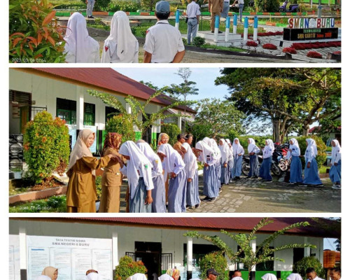 SMAN 6 Buru Budayakan Jabat Tangan