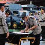 Pimpin Sertijab PJU Polresta Ambon, Simamora Berharap Ada Terobosan Baru yang Inovatif