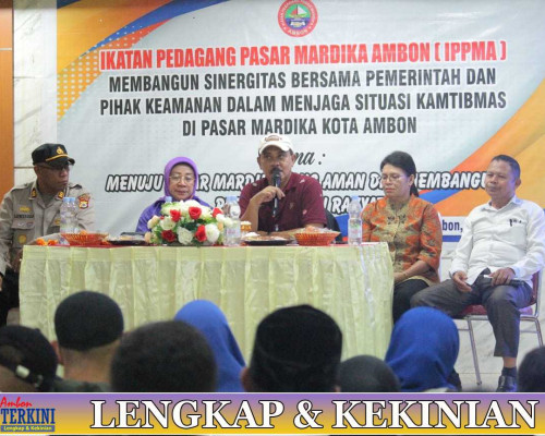 Pedagang Pasar Mardika Minta Kepolisian Tingkatkan Pengamanan