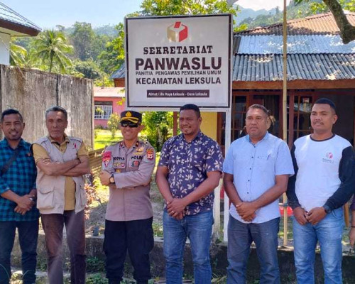 Jelang Pemilu, Bawaslu Bursel dan Gakumdu Lakukan Supervisi di Tiga Kecamatan