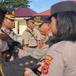 Gumilar Lantik Tiga Perwira Polres Bursel