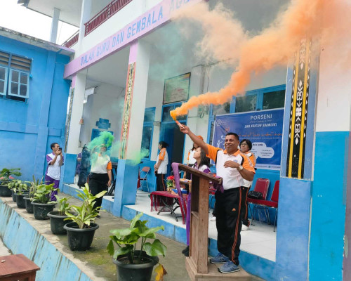 SMA Kristen Saumlaki Gelar Porseni