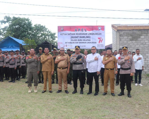 Kapolres Bursel Harap Satkamling Menjadi Early Warning Potensi Kejahatan