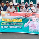 Tukang Becak di Masohi Deklarasi Dukung Gus Imin Capres RI