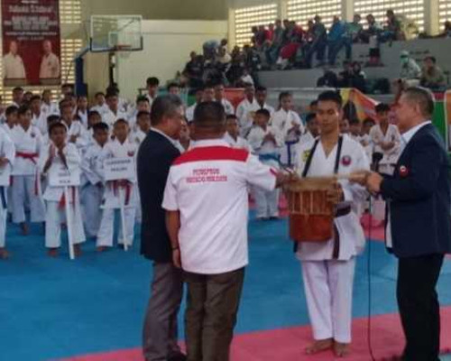 Ratusan Karateka Bertarung di Kejurda Inkado Maluku