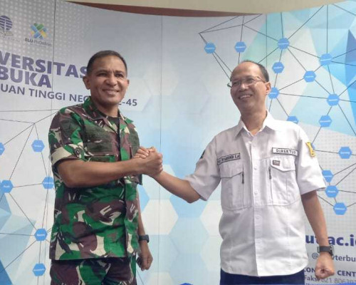 Tingkatkan SDM, UT Ambon-Lantamal IX Perkuat Kemitraan
