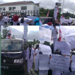 Insentif 6 Bulan Belum Dibayar,  Puluhan Nakes di SBB Demo Bupati