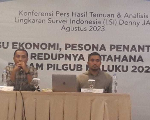 Hasil Survey LSI Pilgub Maluku, Elektabilitas JAR Lampaui Petahana