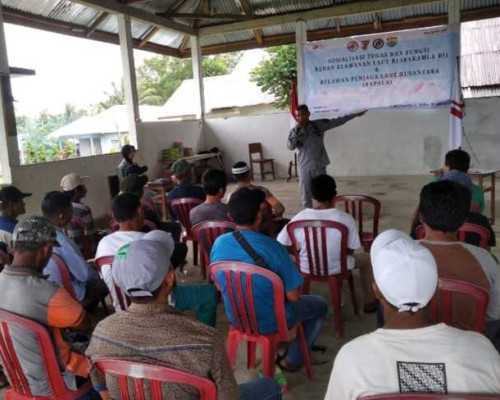 Bakamla Sosialisasi Program Rapala di Dusun Pakarena