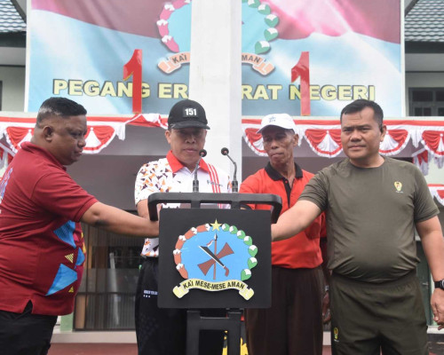 Sambut HUT RI ke -78, Korem 151 Binaya Gelar Turnamen Voli Tingkat Pelajar