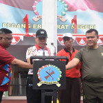 Sambut HUT RI ke -78, Korem 151 Binaya Gelar Turnamen Voli Tingkat Pelajar