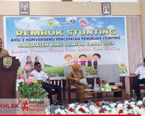 Turunkan Angka Stunting di Bursel Butuh Peran Semua Pihak