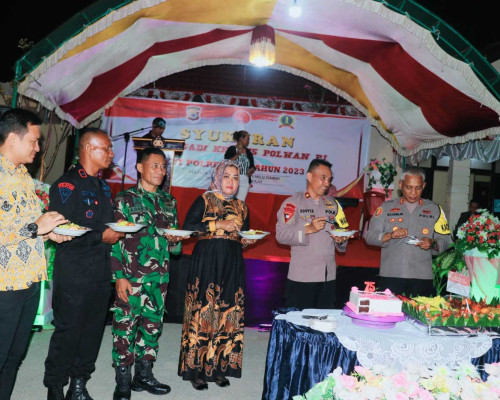 Polres Bursel Gelar Syukuran Peringati HUT ke-I