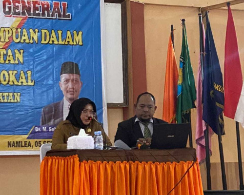 Beri Kuliah Umum di Uniqbu, Safitri : Perempuan Harus Bangkit dan Berjuang Demi Raih Masa Depan