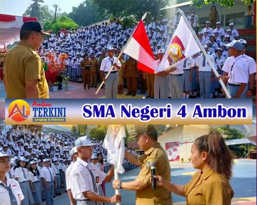 Hadiah Pensiun Terindah Bagi Kepsek SMA N 4 Ambon  