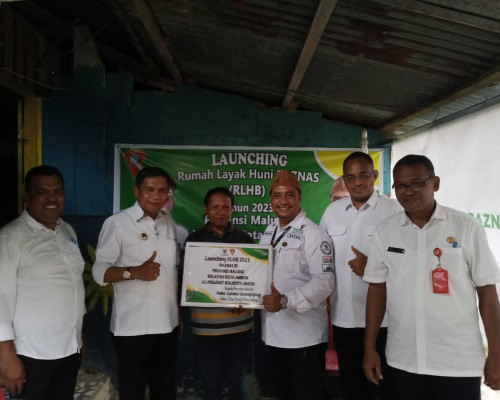 Baznas Maluku Bangun Rumah Warga Non Muslim