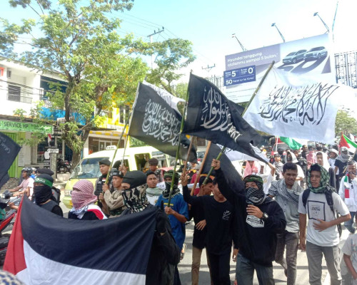 Komunitas Pemuda Hijrah Gelar Aksi Damai Bela Palestina