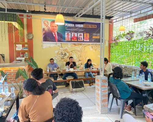 Pemuda Ambon Bahas Peluang Erick Thohir Jadi Cawapres