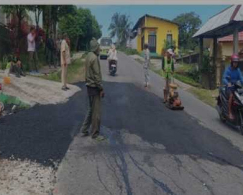 Pemkot Akhirnya Perbaiki Jalan di Kebun Cengkeh