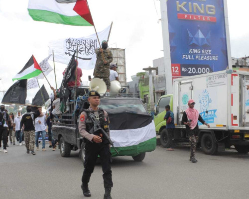 Komunitas Pemuda Hijrah Gelar Aksi Damai Bela Palestina