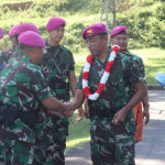 Hehanussa Resmi Jabat Danyon Marinir Ambon