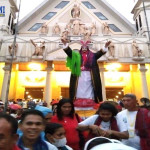 Perarakan Arca Kristus Raja dalam Bingkai Toleransi di Kota Ambon 