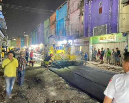 Pengaspalan di Terminal Mardika Baru 20 Persen